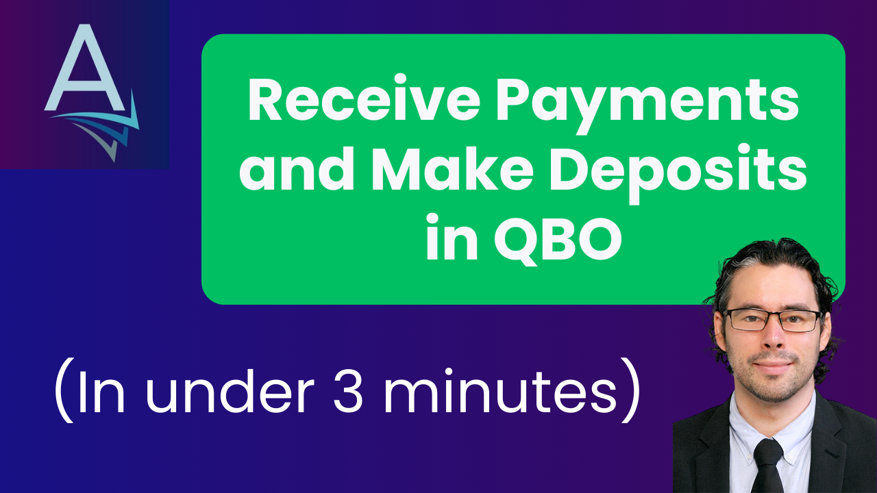 How to Receive Payments & Deposits in QuickBooks Online like a Pro Bookkeeper! (in 3 minutes)