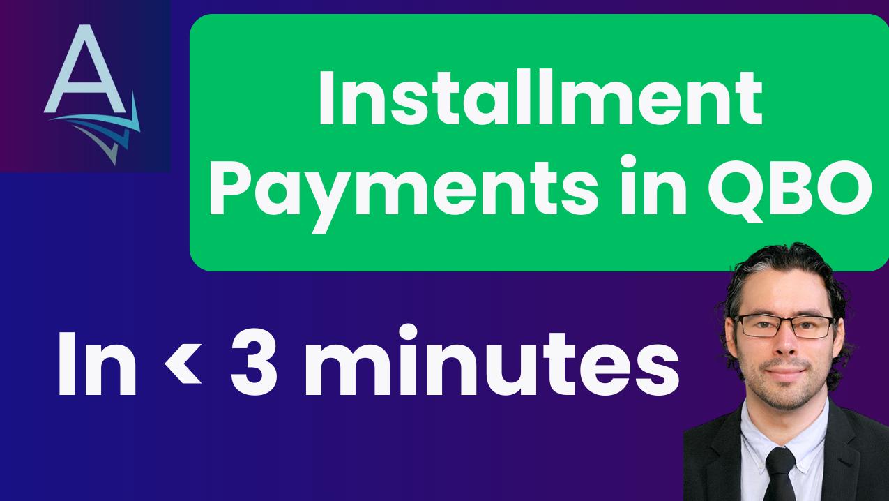 How to take Installment Payments in QBO